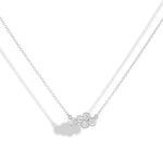 Large Diamond Cloud Necklace Pendant Necklace The Finest Stack