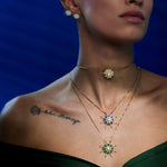 Spinning Star Lapis Pendant Necklace Pendant Necklace Falamank