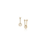 Pave Spur Earring, Baby Drop Earrings EMBLM   