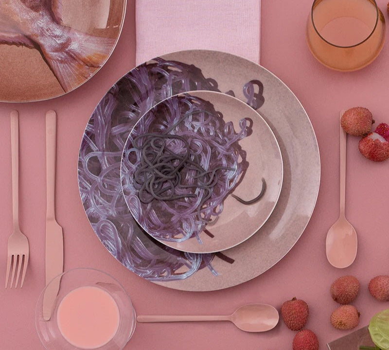 Pasta La Vista Dinner Plate Platter Shayna Fontana