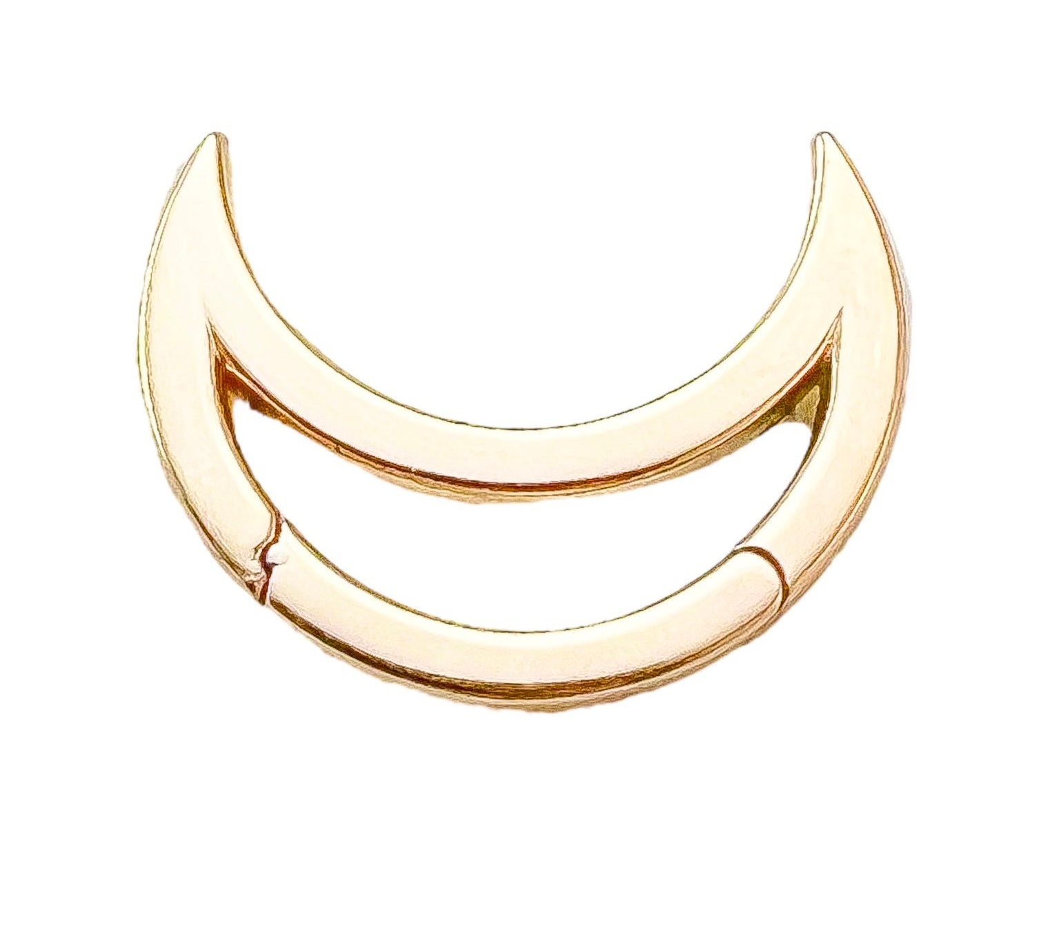 Crescent Moon Charm Holder Charm Maura Green