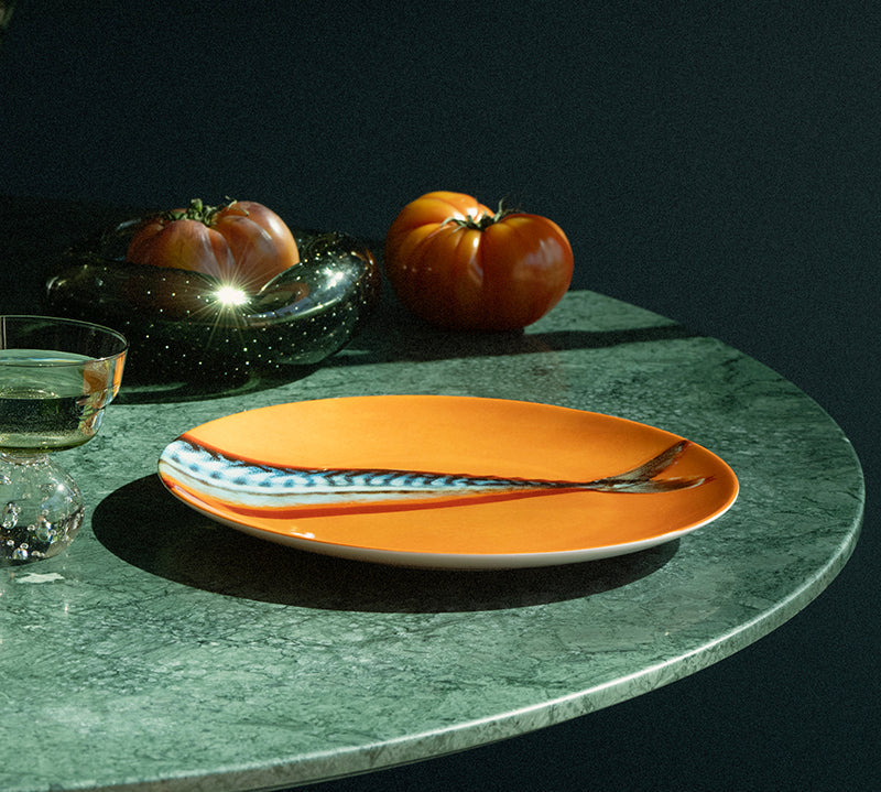 Holy Mackerel Dinner Plate Platter Shayna Fontana