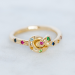 Pretzel Ring Hundreds and Thousands Ring Sarah Gardner Fine Jewelry
