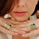 London Blue Gemstone Heirloom Ring Ring RITA Fine Jewelry