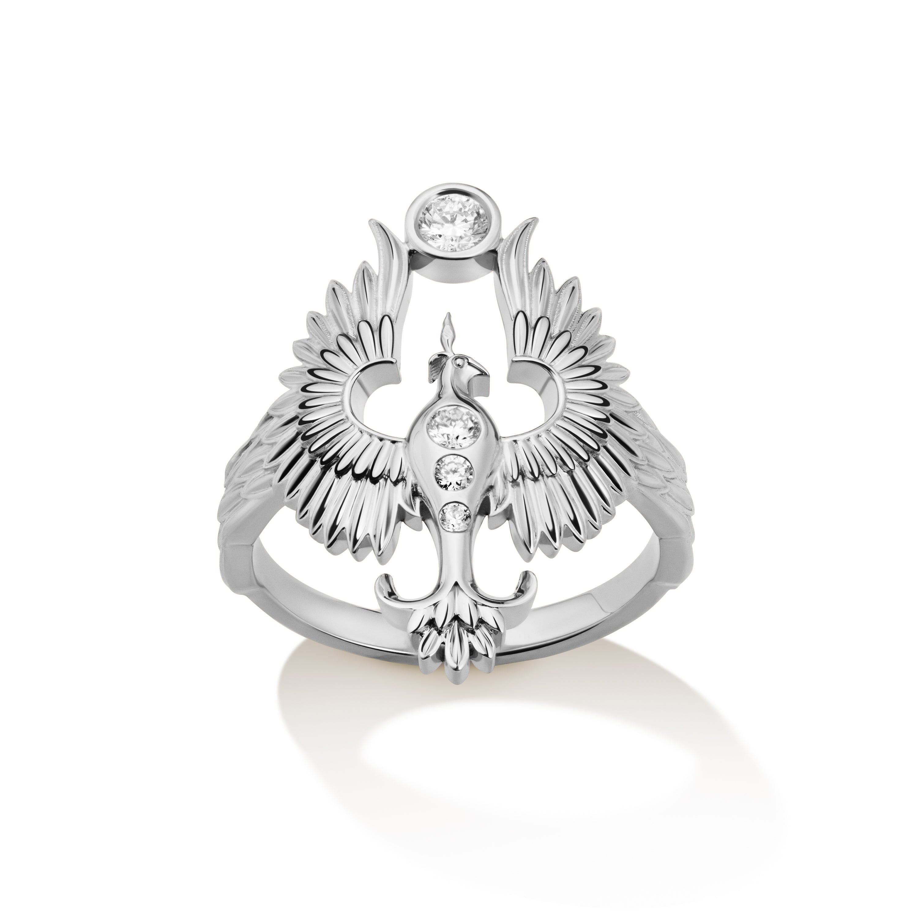 Anka Rising Petite Ring Statement Ring Selin Kent White Gold