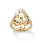 Anka Rising Petite Ring Statement Ring Selin Kent Yellow Gold