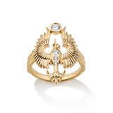 Anka Rising Petite Ring Statement Ring Selin Kent Yellow Gold