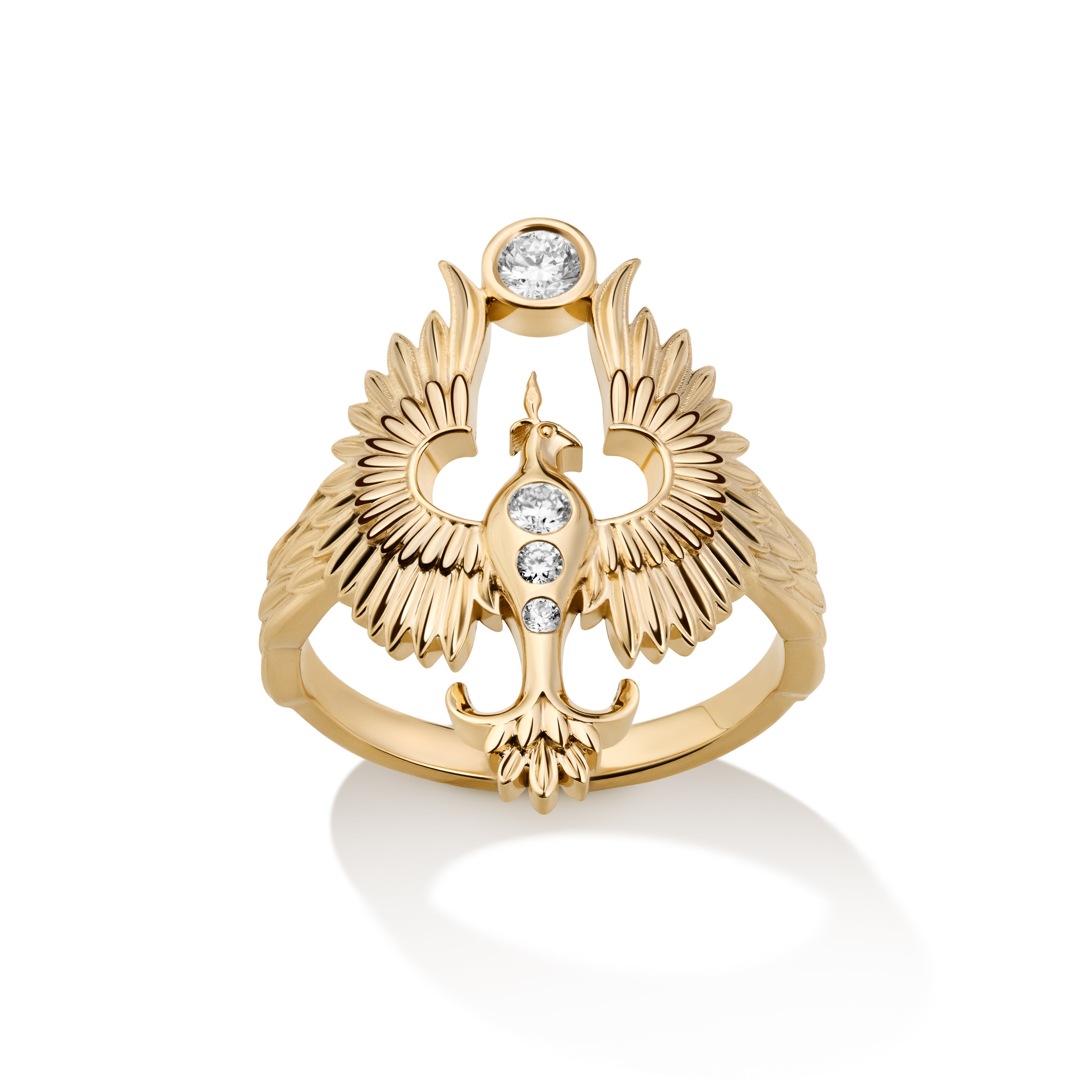 Anka Rising Petite Ring Statement Ring Selin Kent Yellow Gold