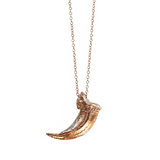 Wolf Claw Necklace Pendant Necklace Elisabeth Bell Jewelry Rose Gold