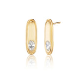 Ridge Edge Button Earrings Stud Earrings Akaila Reid