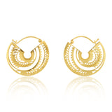 Rising Sun Hoops Drop Earrings Malibu Soul Fine Jewelry Large