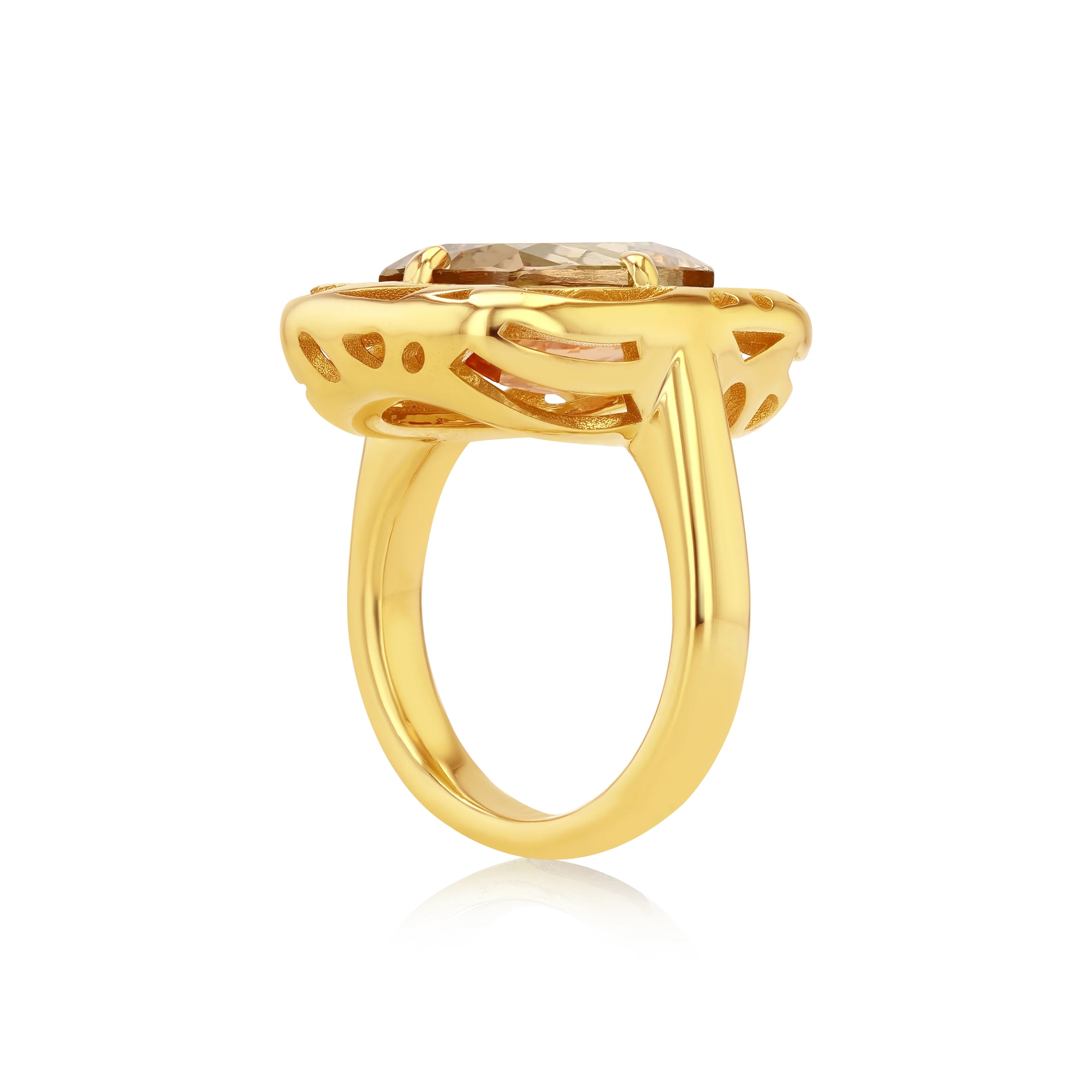 Rising Sun Guardian Ring Cocktail Ring Malibu Soul Fine Jewelry