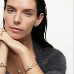 Cubic Diamond Enamel Earring Stud Earrings RITA Fine Jewelry