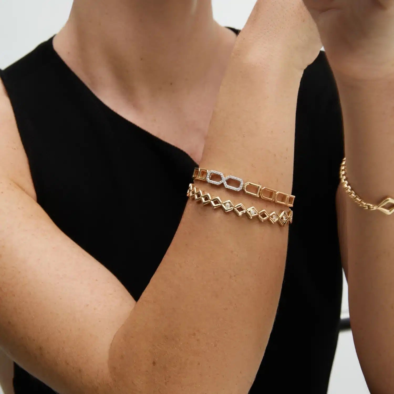 Infinity Diamond Bracelet Statement Bracelet RITA Fine Jewelry