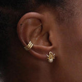 Spider Stud with Diamonds Stud Earrings Roseark Deux
