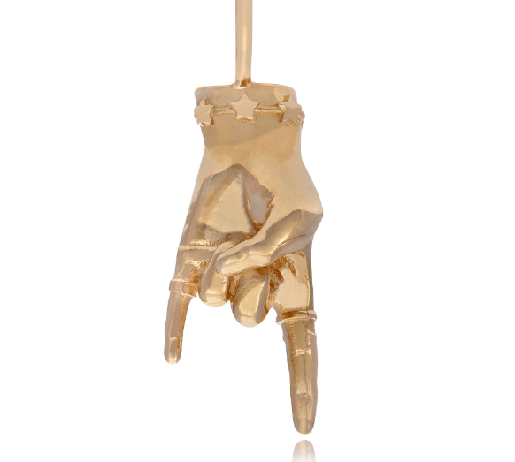 'ROCK ON' Ladyfinger Charm Charm Maura Green   