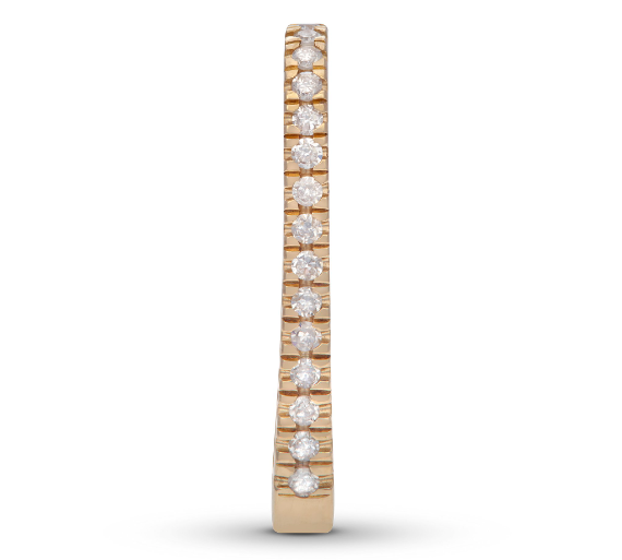 Diamond Rectangle Charm Clasp Charm Maura Green   