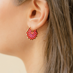 The Lady Pink Earrings, Size One Earrings Latelier Nawbar