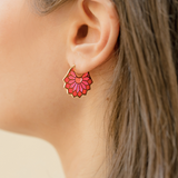 The Lady Pink Earrings, Size One Earrings Latelier Nawbar