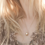 Solid Egg Necklace Pendant Necklace Elisabeth Bell Jewelry