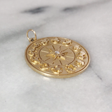 Small Zodiac Wheel Pendant Pendant Maura Green   