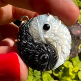 Owl Yin Yang Pendant Pendant Maura Green   