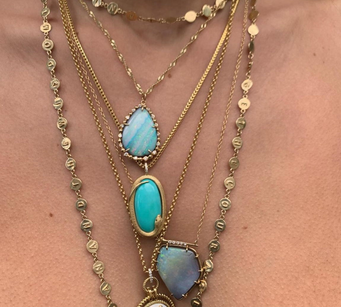 Deux Box Chain Chain Necklace Roseark Deux   