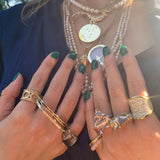 Diamond Double-Finger Ring Two Finger Ring Perez Bitan