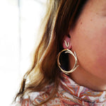 Moxie Circle Hoop Earrings Hoop Earrings Yakira Rona