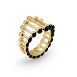 Black Twiggy Ring with Diamonds Ring Latelier Nawbar
