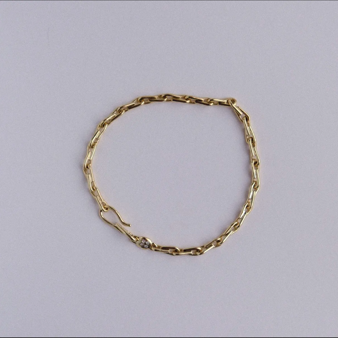 Barleycorn Chain Bracelet with Diamonds Chain Bracelet Mari Beltran