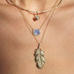 Succulent Blossom Willow Collar Necklace with Diamonds Choker Necklace Elisabeth Bell Jewelry