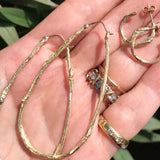 Small Willow Hoops Hoop Earrings Elisabeth Bell Jewelry