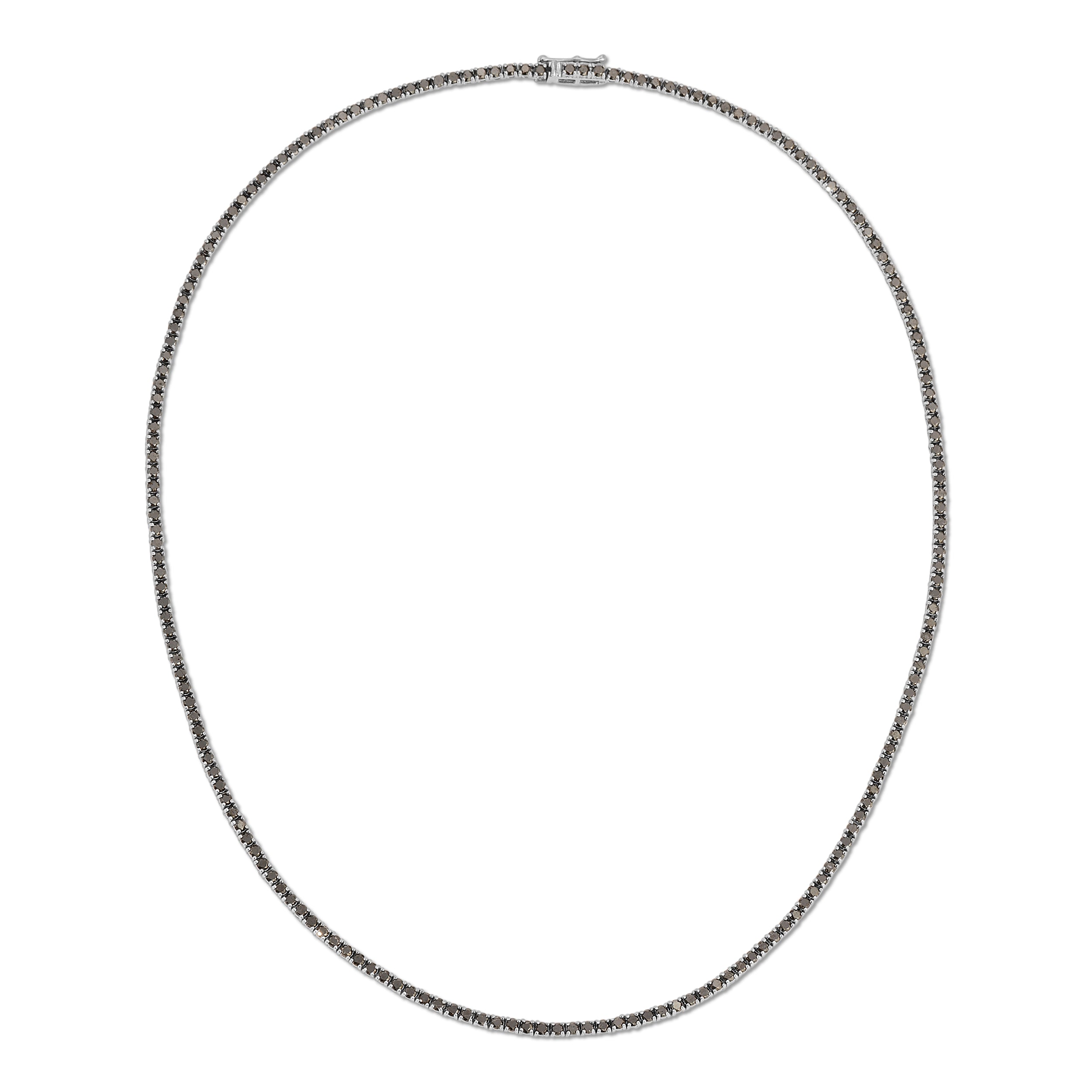 Black Diamond Tennis Necklace Tennis Necklace Roseark Deux