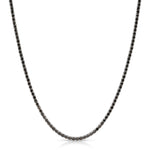 Black Diamond Tennis Necklace Tennis Necklace Roseark Deux