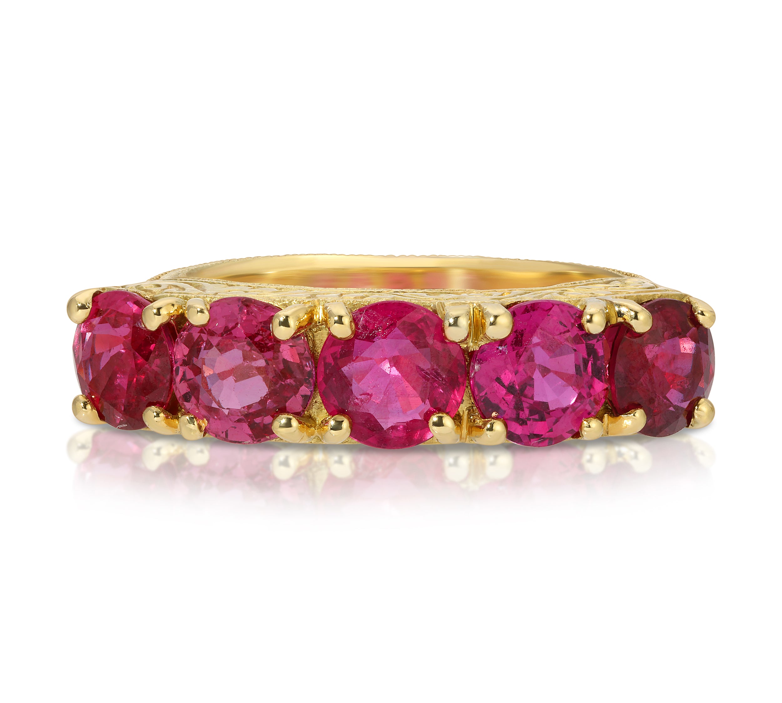 5-Stone Ruby Ring Ring Roseark Vintage