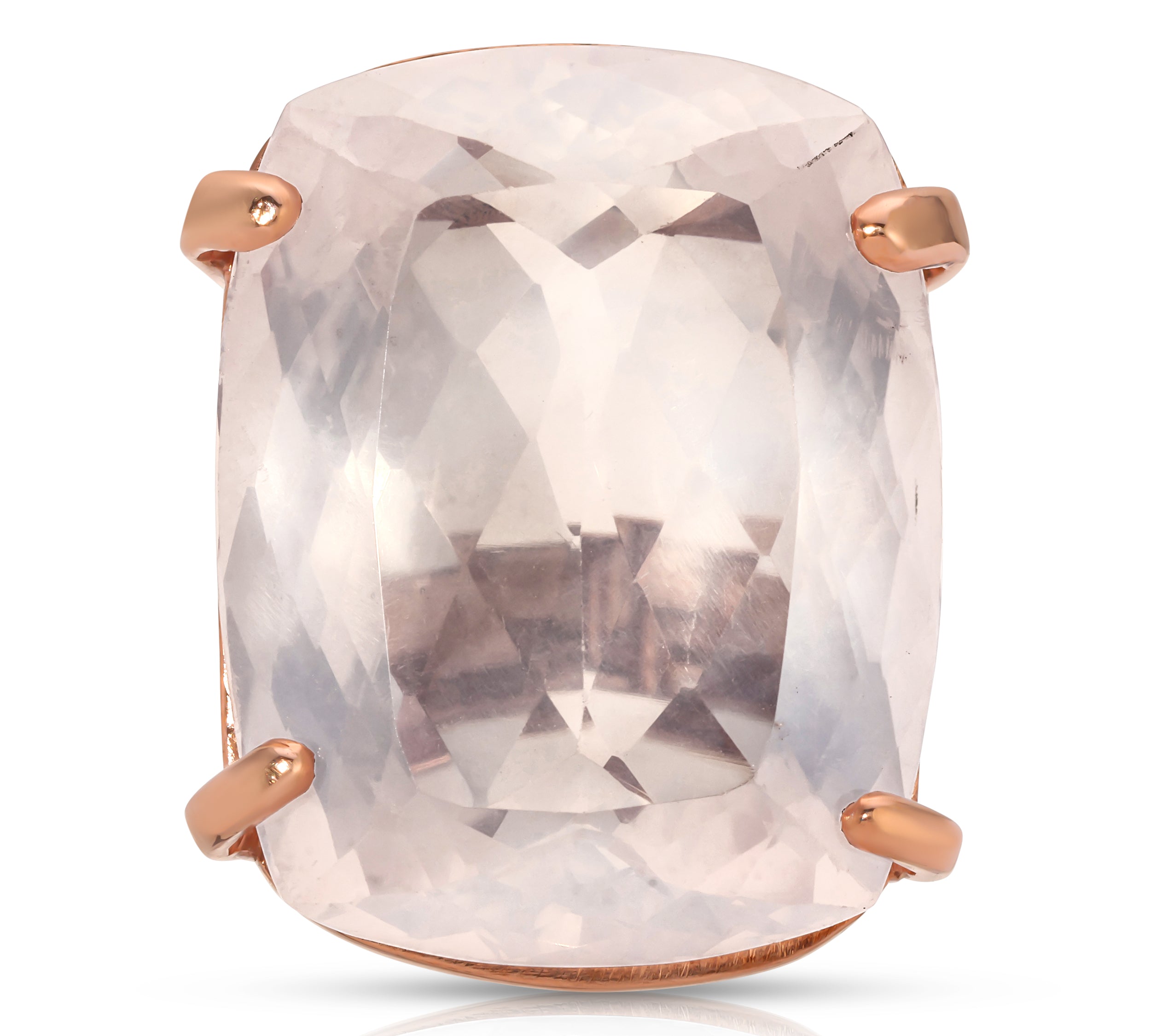 Rose Quartz Statement Ring Statement Ring Roseark