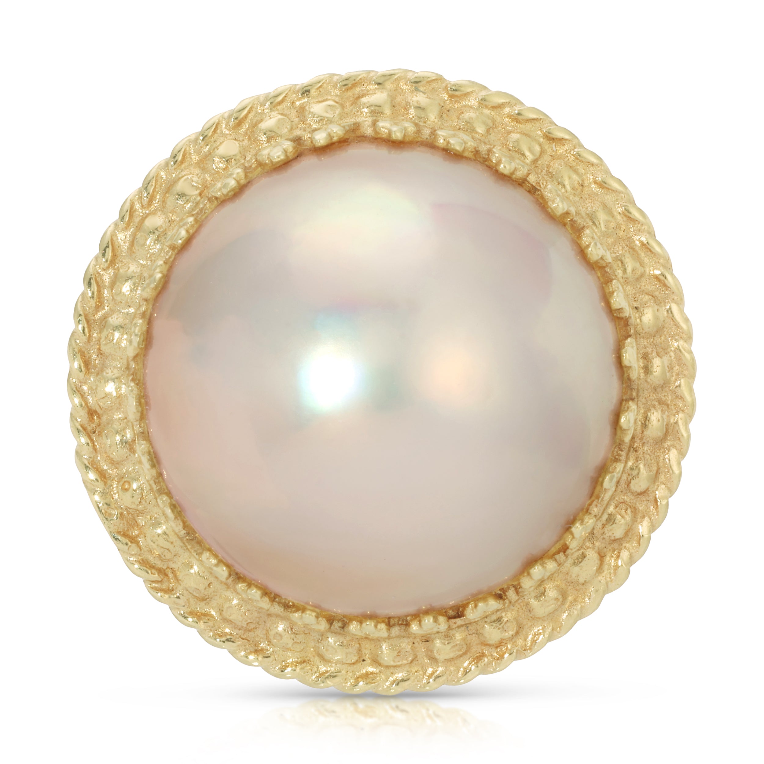 Mabe Pearl Cocktail Ring Cocktail Ring Roseark Vintage