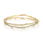 Stem & Thorne Bangle Statement Bracelet Roseark