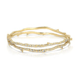 Stem & Thorne Bangle Statement Bracelet Roseark