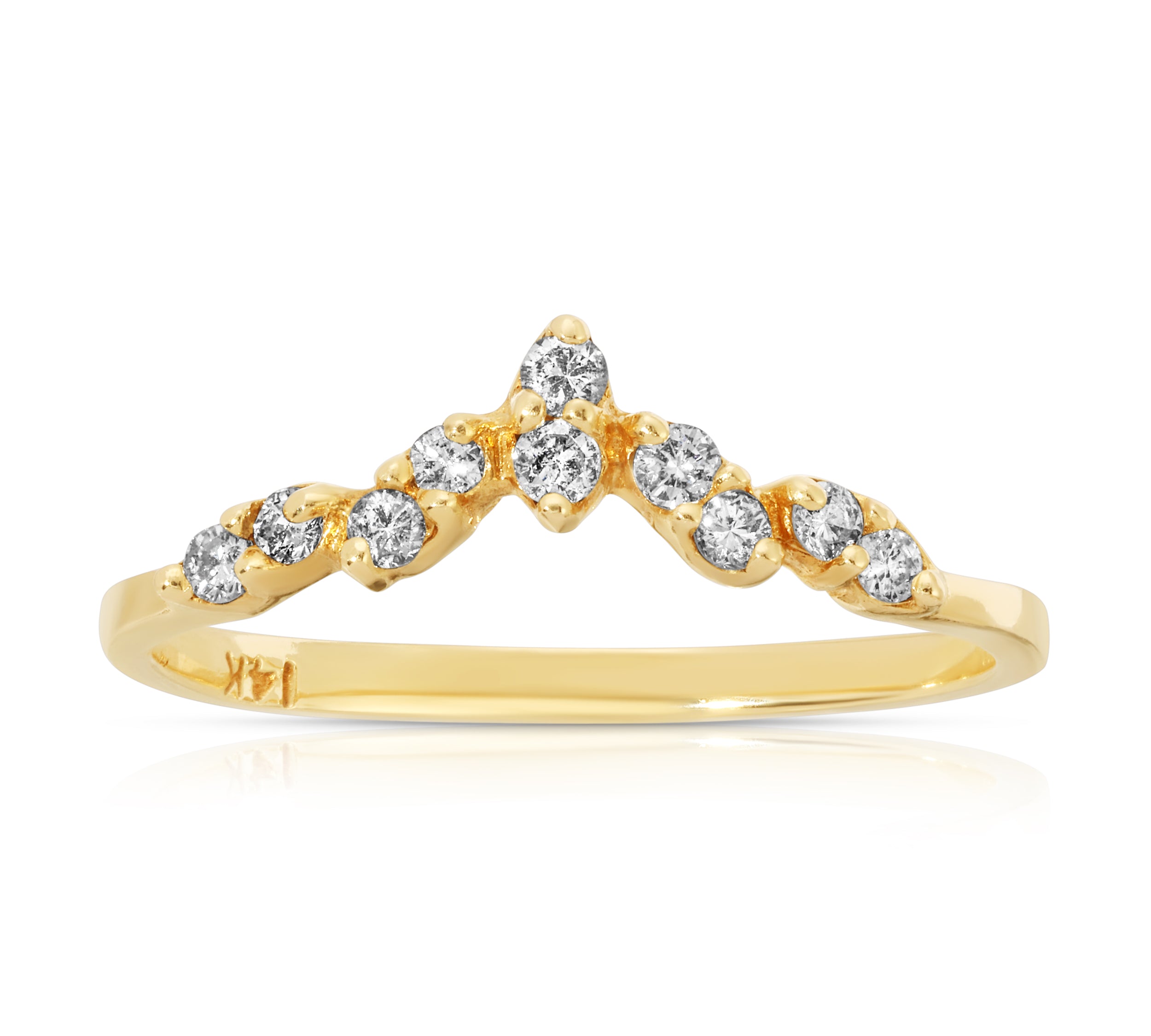 Vintage Diamond Tiara Band Ring Roseark Vintage