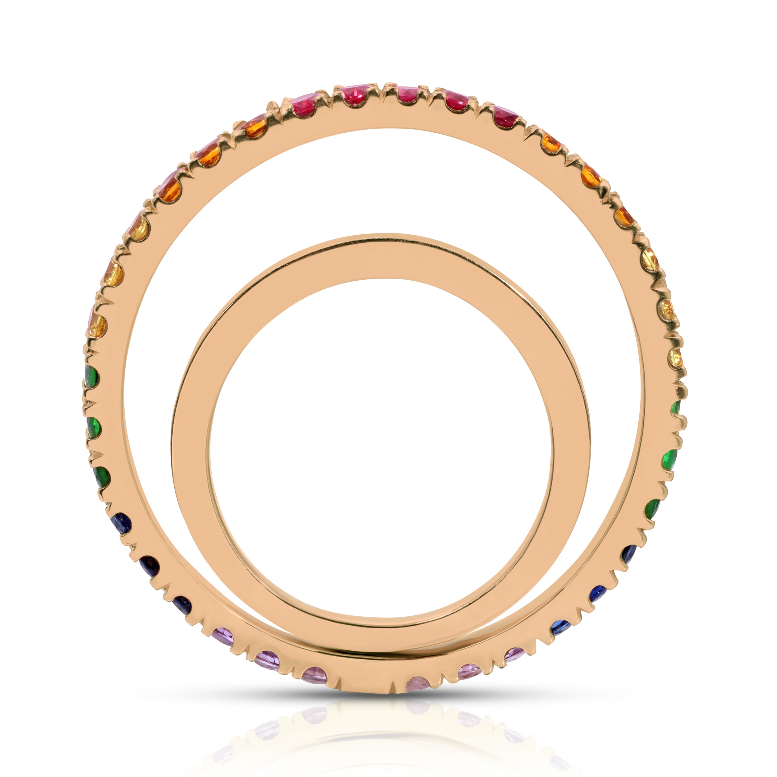 Light Spectrum Spinning Ring Statement Ring Perez Bitan