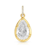 Teardrop Diamond Charm Charm Roseark Deux