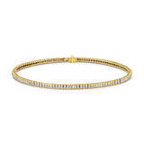 Square Set Diamond Tennis Bracelet Tennis Bracelet Roseark Vintage