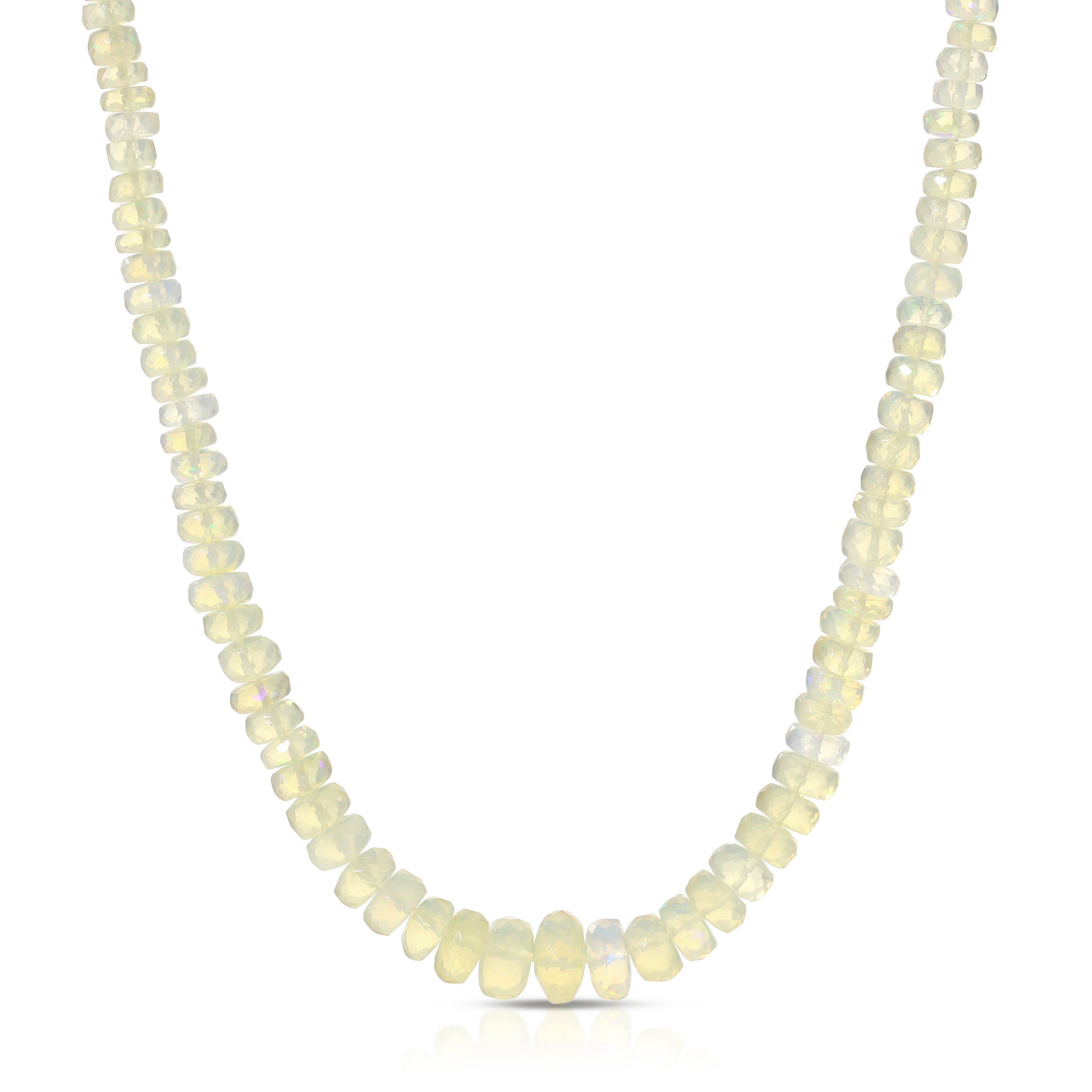 Opal Beaded Choker Necklace Beaded Necklace Roseark Deux