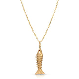 Vintage Fish Pendant Necklace Pendant Roseark Vintage