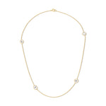 Sliced Stone Necklace Necklace Roseark Deux Diamond