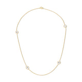 Sliced Stone Necklace Necklace Roseark Deux Diamond