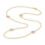 Sliced Stone Necklace Necklace Roseark Deux