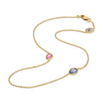 Sliced Stone Necklace Necklace Roseark Deux